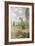 Path in Ile Saint Martin, Vetheuil-Claude Monet-Framed Giclee Print