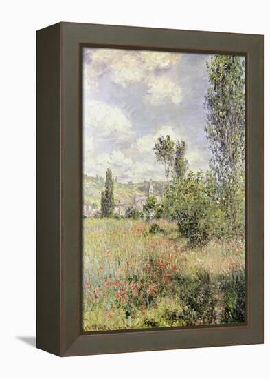 Path in Ile Saint Martin, Vetheuil-Claude Monet-Framed Premier Image Canvas