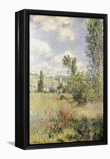 Path in Ile Saint Martin, Vetheuil-Claude Monet-Framed Premier Image Canvas