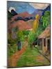 Path in Papeete, called rue du Tahiti. Oil on canvas (1891) 115.5 x 88.5 cm Cat. W 441.-Paul Gauguin-Mounted Giclee Print