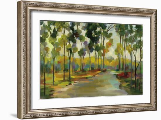 Path in the Forest-Silvia Vassileva-Framed Premium Giclee Print