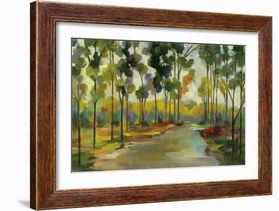 Path in the Forest-Silvia Vassileva-Framed Premium Giclee Print