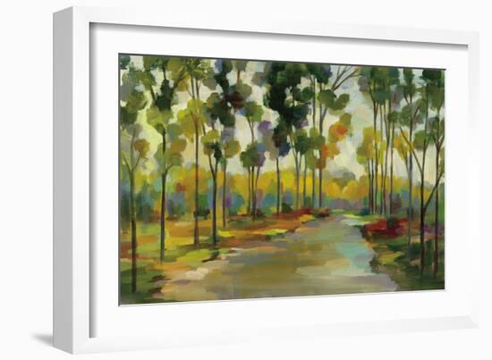 Path in the Forest-Silvia Vassileva-Framed Premium Giclee Print