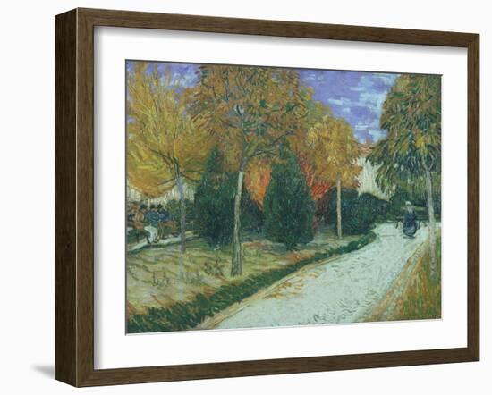 Path in the Park at Arles, c.1888-Vincent van Gogh-Framed Giclee Print