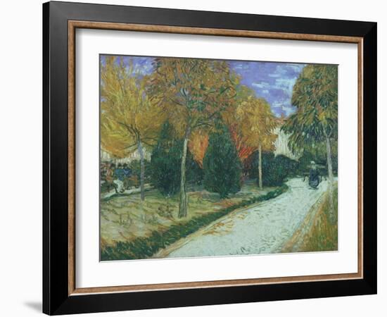 Path in the Park at Arles, c.1888-Vincent van Gogh-Framed Giclee Print