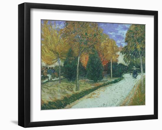 Path in the Park at Arles, c.1888-Vincent van Gogh-Framed Giclee Print