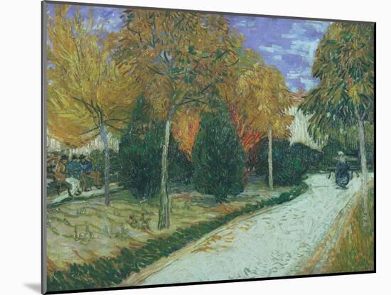 Path in the Park at Arles, c.1888-Vincent van Gogh-Mounted Giclee Print