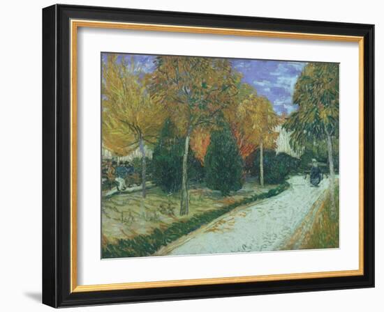 Path in the Park at Arles, c.1888-Vincent van Gogh-Framed Giclee Print