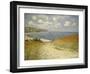 Path in the Wheat at Pourville, 1882-Claude Monet-Framed Giclee Print