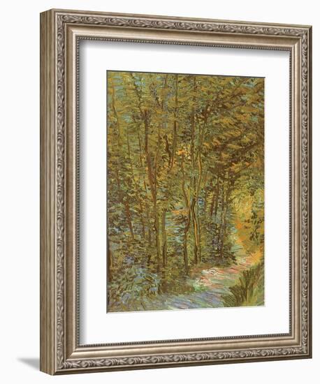 Path in the Woods, 1887-Vincent van Gogh-Framed Giclee Print