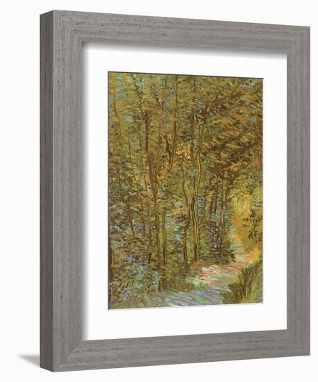 Path in the Woods, 1887-Vincent van Gogh-Framed Giclee Print