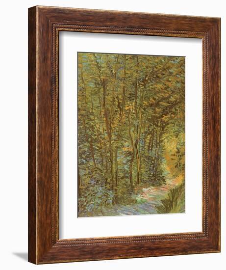 Path in the Woods, 1887-Vincent van Gogh-Framed Giclee Print