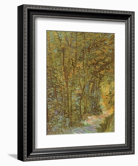 Path in the Woods, 1887-Vincent van Gogh-Framed Giclee Print