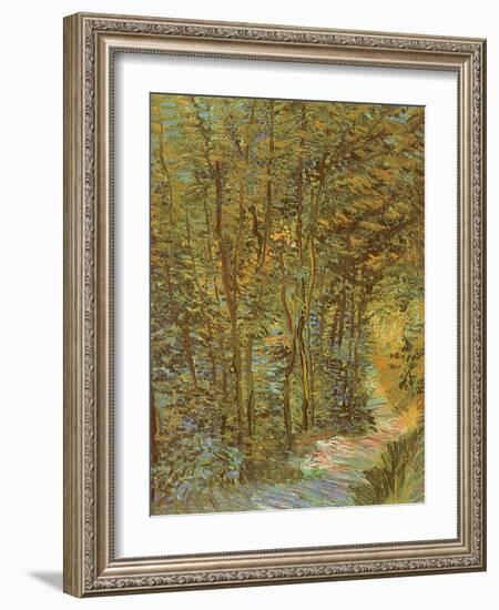 Path in the Woods, 1887-Vincent van Gogh-Framed Giclee Print