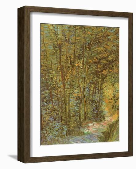 Path in the Woods, 1887-Vincent van Gogh-Framed Giclee Print