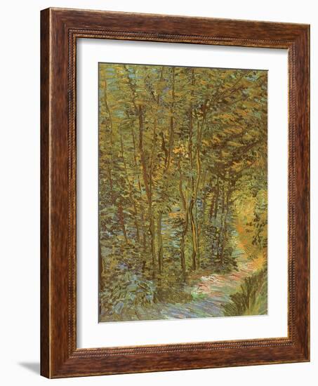 Path in the Woods, 1887-Vincent van Gogh-Framed Giclee Print