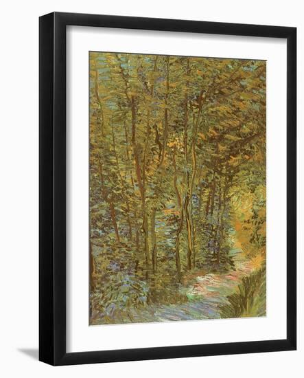 Path in the Woods, 1887-Vincent van Gogh-Framed Giclee Print