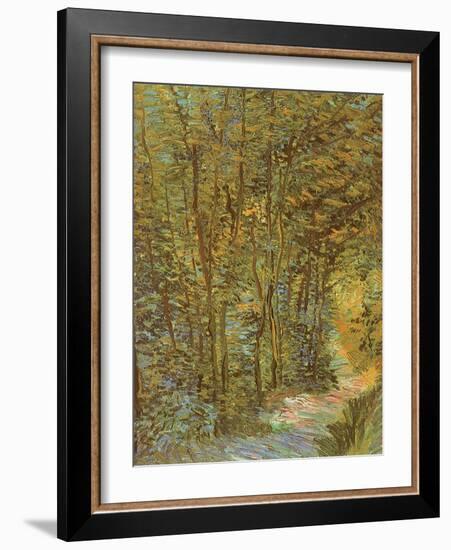 Path in the Woods, 1887-Vincent van Gogh-Framed Giclee Print