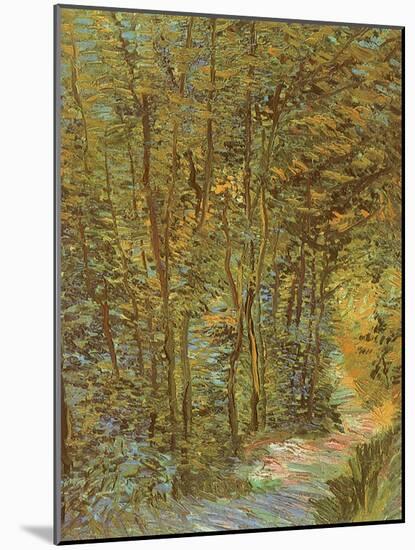 Path in the Woods, 1887-Vincent van Gogh-Mounted Giclee Print