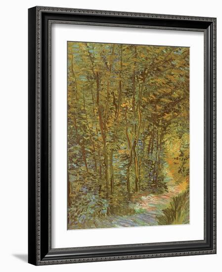 Path in the Woods, 1887-Vincent van Gogh-Framed Giclee Print