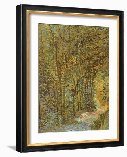 Path in the Woods, 1887-Vincent van Gogh-Framed Giclee Print