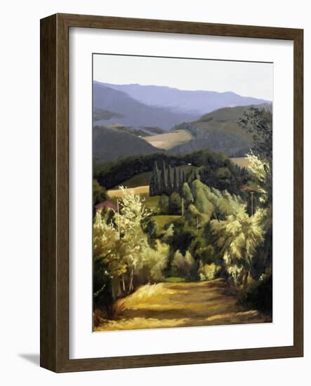 Path Near the Villa-Helen J. Vaughn-Framed Giclee Print