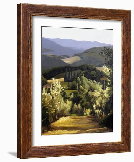 Path Near the Villa-Helen J. Vaughn-Framed Giclee Print