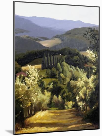 Path Near the Villa-Helen J. Vaughn-Mounted Giclee Print