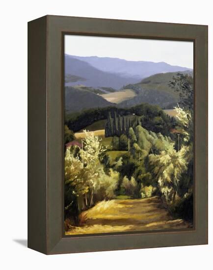 Path Near the Villa-Helen J. Vaughn-Framed Premier Image Canvas