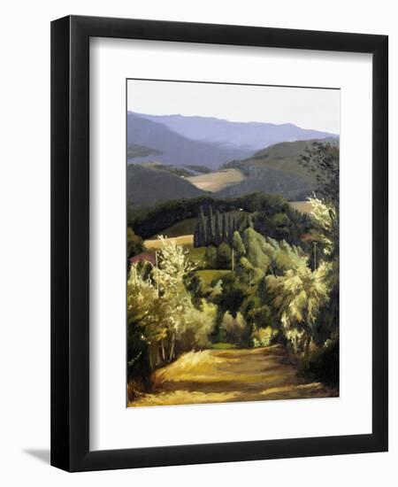 Path Near the Villa-Helen J. Vaughn-Framed Giclee Print