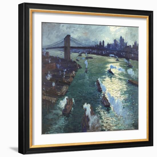 Path of Gold-Jonas Lie-Framed Giclee Print