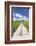 Path Through a Meadow with Cumulus Clouds, Swabian Alb, Baden Wurttemberg, Germany, Europe-Markus Lange-Framed Photographic Print