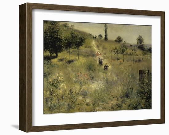 Path Through the Tall Grasses-Pierre-Auguste Renoir-Framed Giclee Print