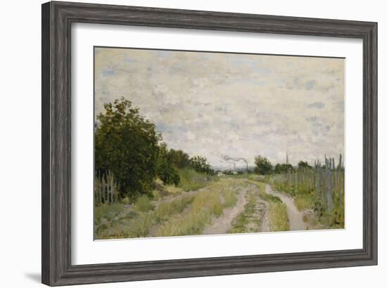 Path through the Vineyards, Argenteuil-Claude Monet-Framed Giclee Print
