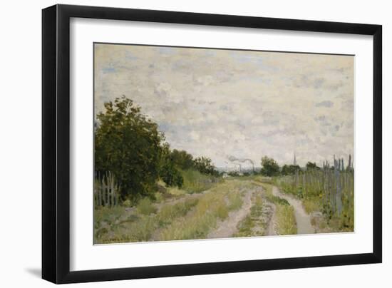 Path through the Vineyards, Argenteuil-Claude Monet-Framed Giclee Print