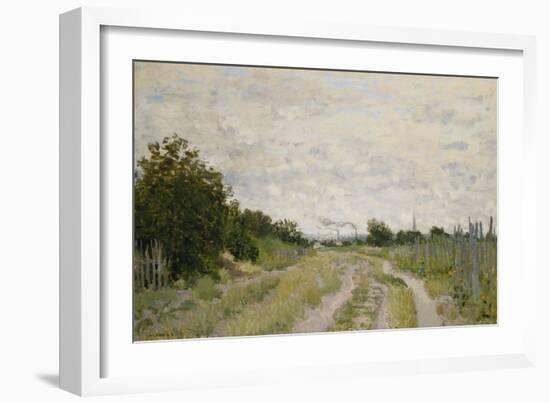 Path through the Vineyards, Argenteuil-Claude Monet-Framed Giclee Print