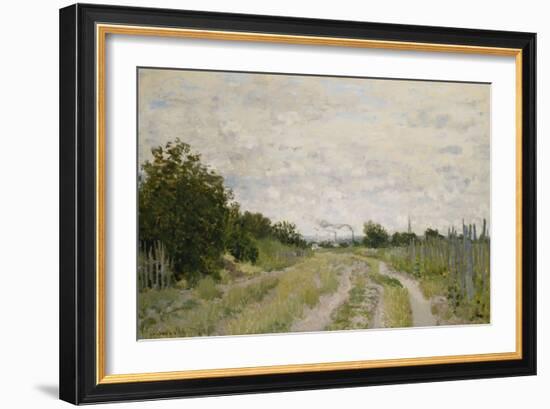 Path through the Vineyards, Argenteuil-Claude Monet-Framed Giclee Print