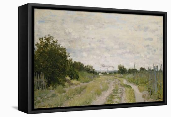 Path through the Vineyards, Argenteuil-Claude Monet-Framed Premier Image Canvas