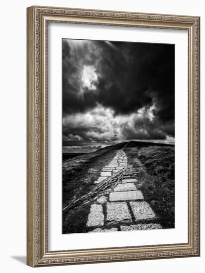 Path To Mam Tor-Rory Garforth-Framed Photographic Print