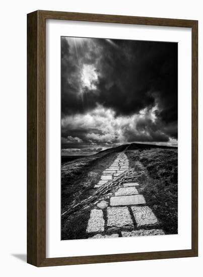 Path To Mam Tor-Rory Garforth-Framed Photographic Print