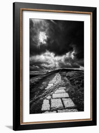 Path To Mam Tor-Rory Garforth-Framed Photographic Print