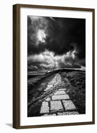 Path To Mam Tor-Rory Garforth-Framed Photographic Print