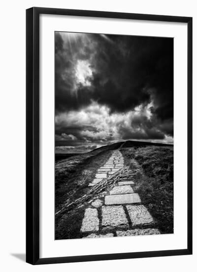 Path To Mam Tor-Rory Garforth-Framed Photographic Print