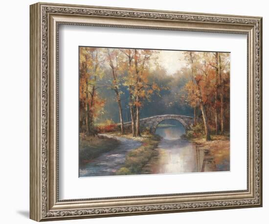 Path to Stone Bridge-TC Chiu-Framed Art Print