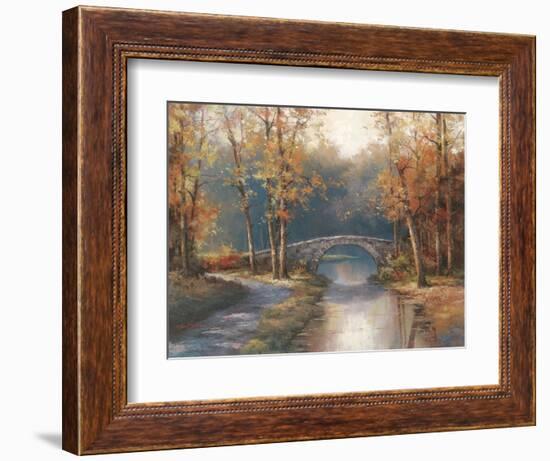 Path to Stone Bridge-TC Chiu-Framed Art Print