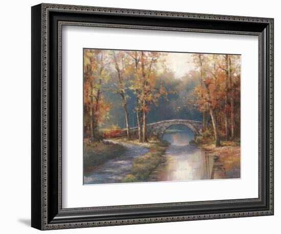 Path to Stone Bridge-TC Chiu-Framed Art Print