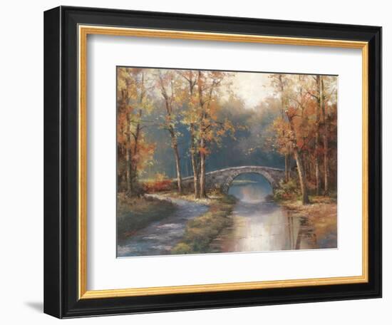 Path to Stone Bridge-TC Chiu-Framed Art Print