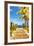 Path to the Beach II - In the Style of Oil Painting-Philippe Hugonnard-Framed Giclee Print