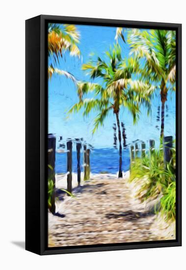 Path to the Beach III - In the Style of Oil Painting-Philippe Hugonnard-Framed Premier Image Canvas