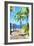 Path to the Beach III - In the Style of Oil Painting-Philippe Hugonnard-Framed Giclee Print